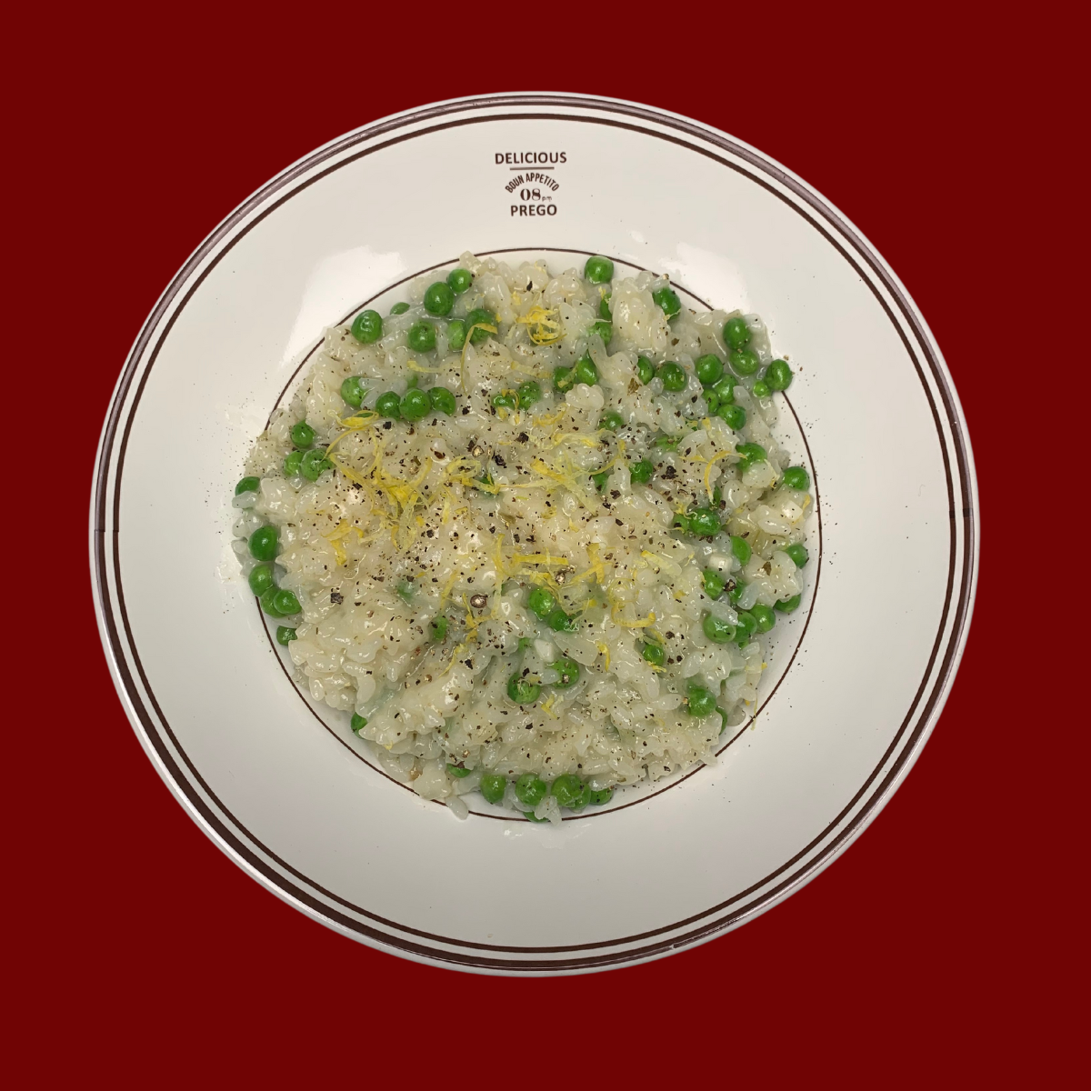 Pea and lemon risotto